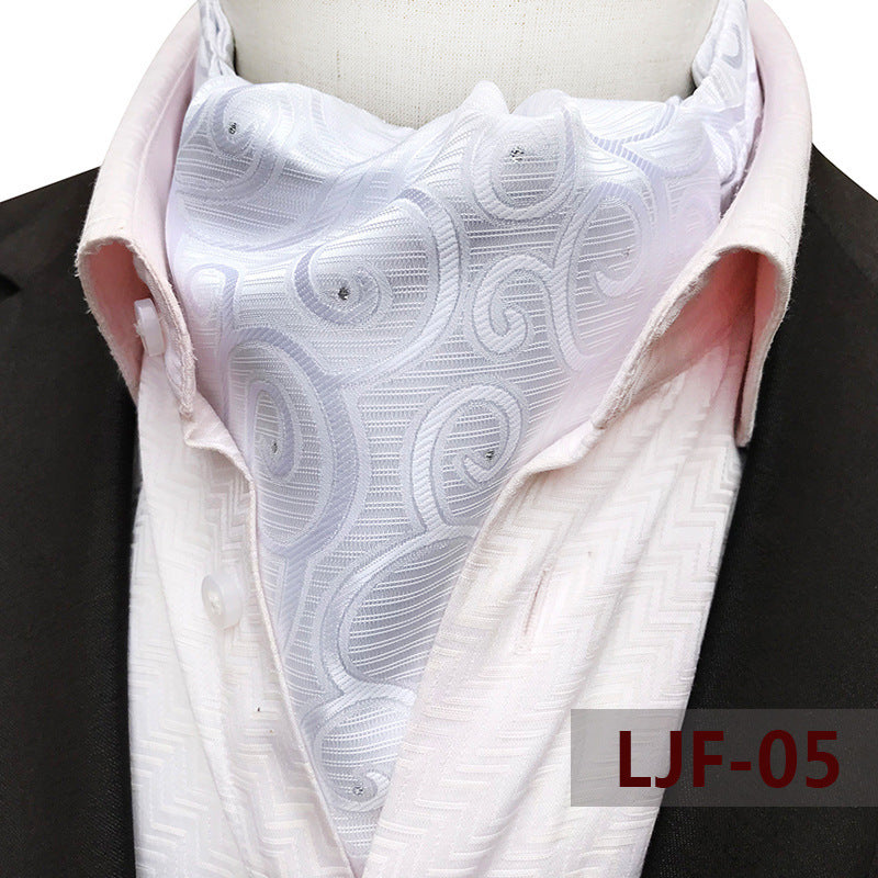 Men's Jacquard Polyester Scarf