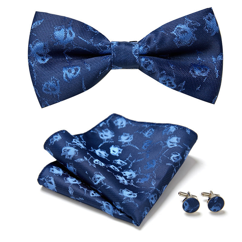 Men's Bow Ties Three Piece Set
