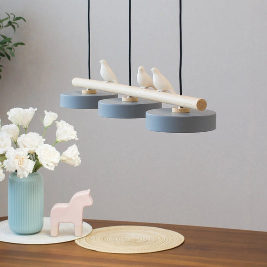 Three-head Chandelier by GJG Denim