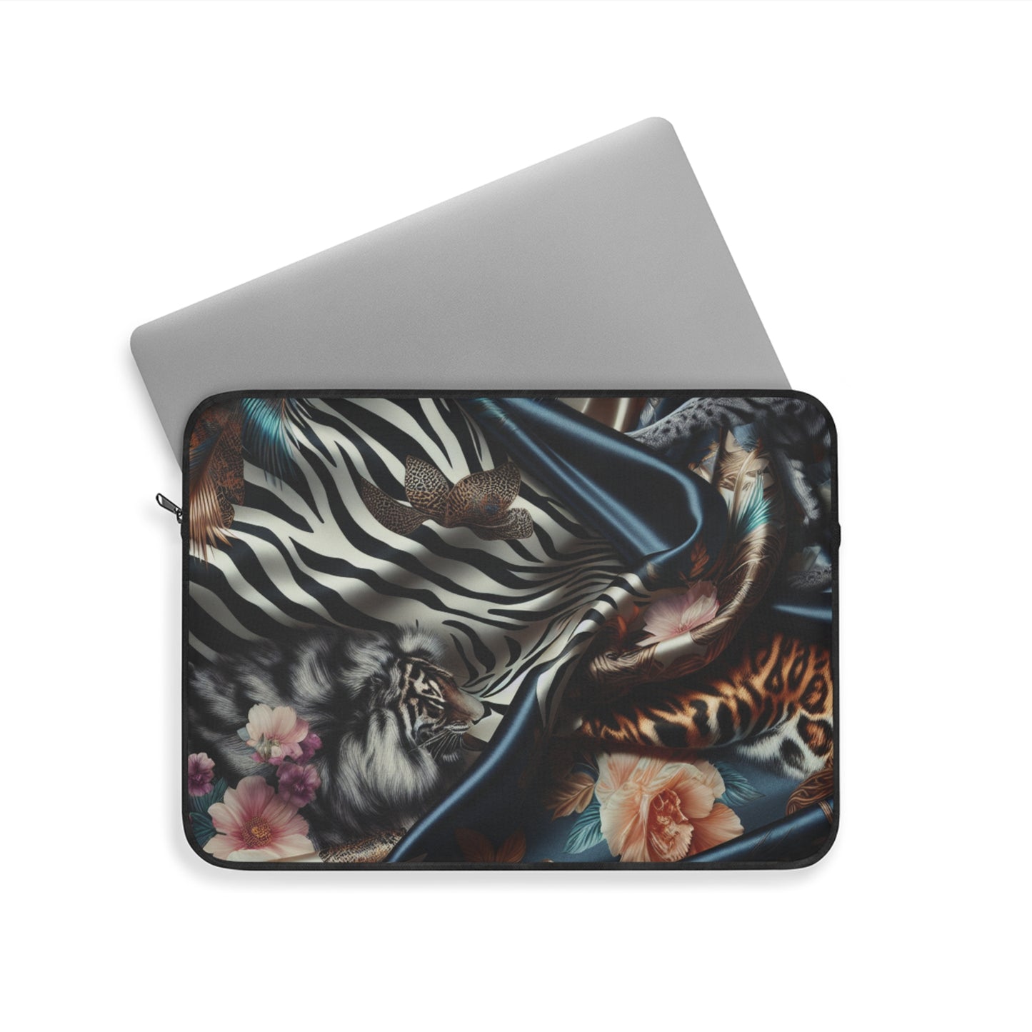 Boho Floral Laptop Sleeve, Stylish Computer Case, Cute Laptop Cover, Unique Tech Accessory, Gift for Students, Work From Home