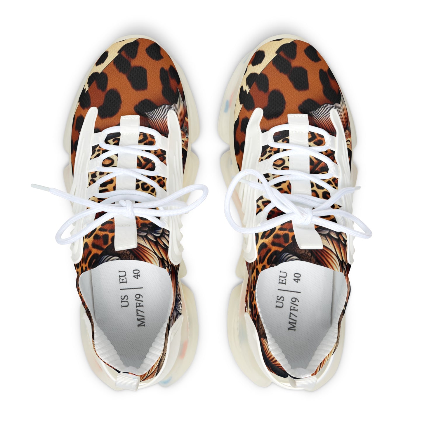 Stylish Women's Mesh Sneakers - Animal Print, Casual Footwear, Trendy Sneakers, Adventure Ready, Unique Design, Perfect for Everyday Wear