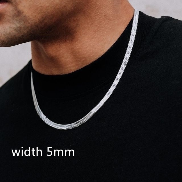 Men's Luxury Elegant Gold Color Chain Necklace