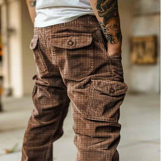 Men's Casual Corduroy Cargo Pants