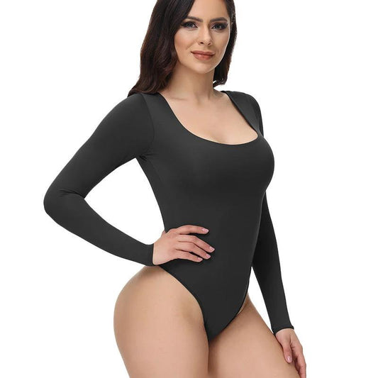 Seamless Bodysuit Shapewear Nude Bodysuit Training Clothes by GJG Denim