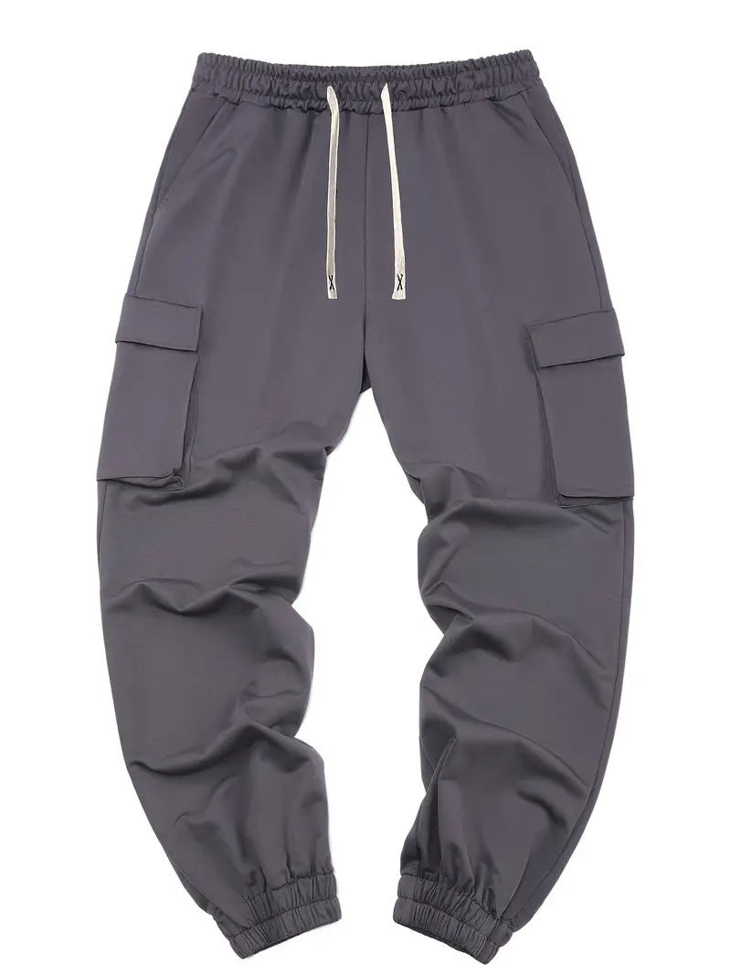 Men's Multi-pocket Tappered Leisure Pants