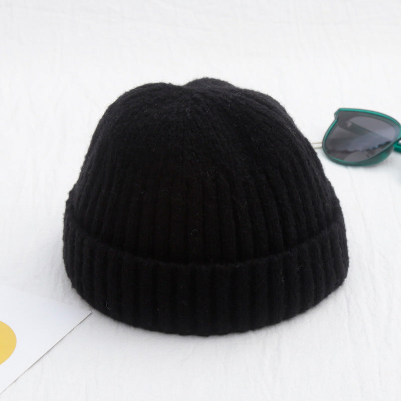 Men's Solid Color Retro Beanie