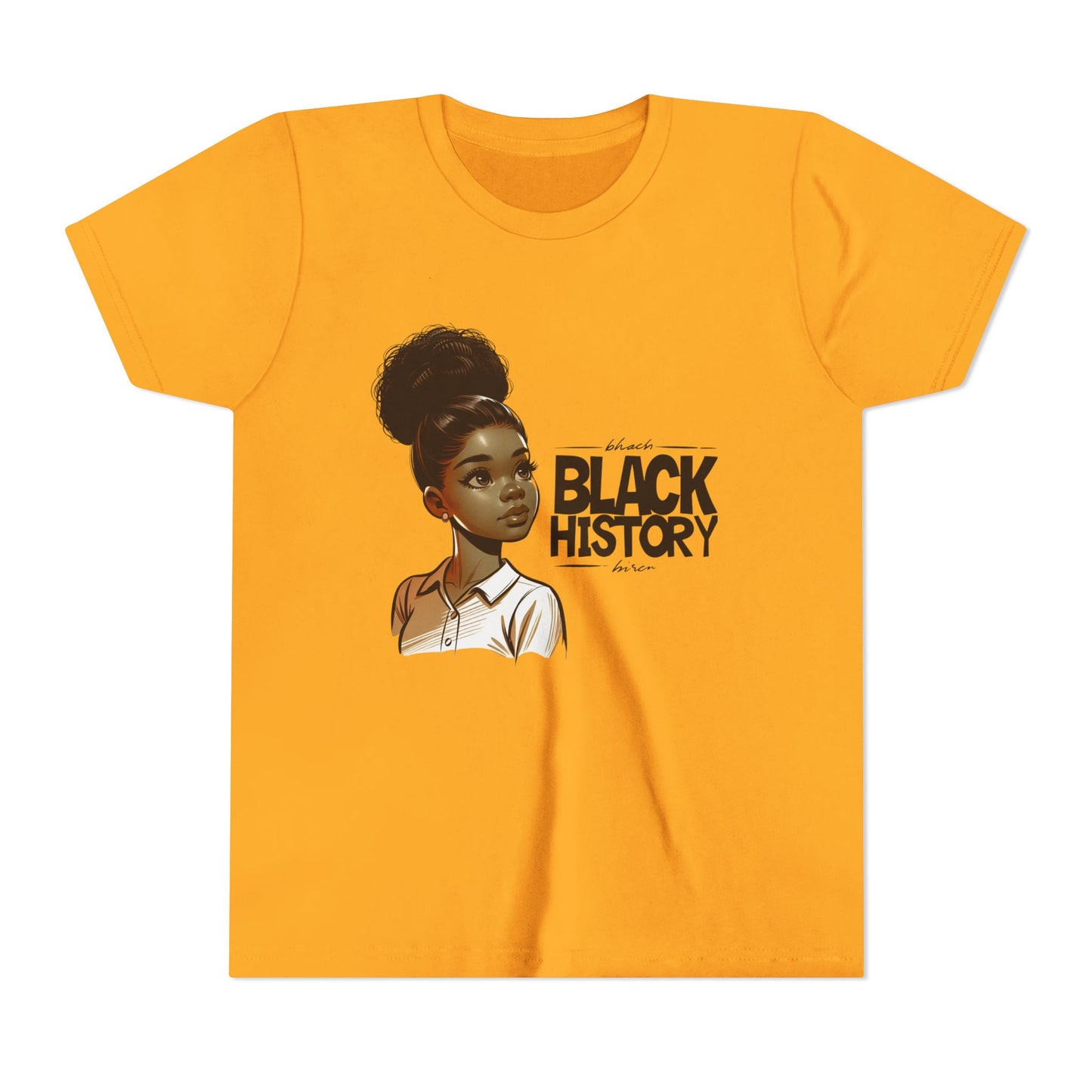 Youth Short Sleeve Tee for Black History Month, Celebrate Diversity, Kids' Education Shirt, Cultural Awareness Tee, Gift for Young Scholars