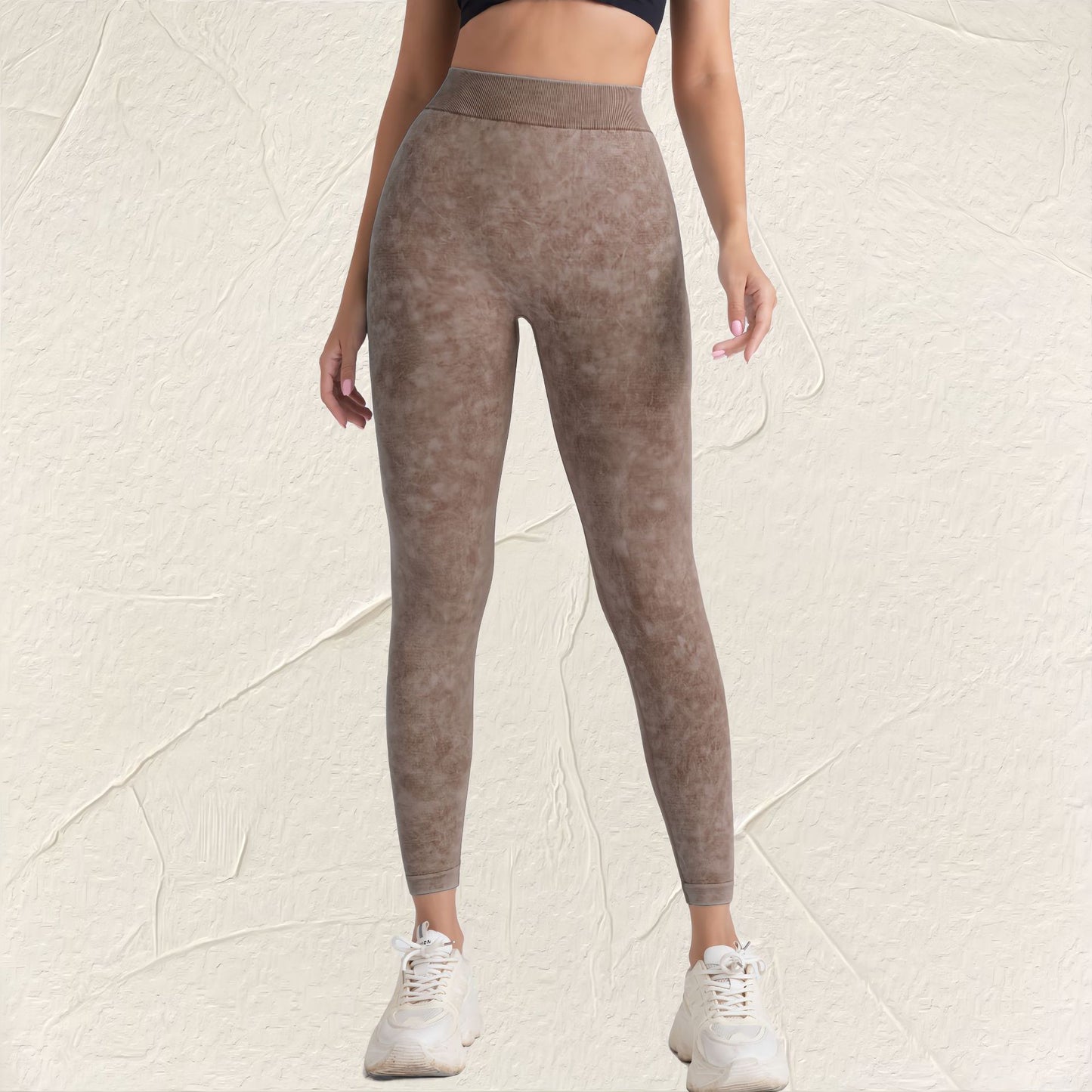 Hip Raise Seamless Yoga Pants Elastic High Waist
