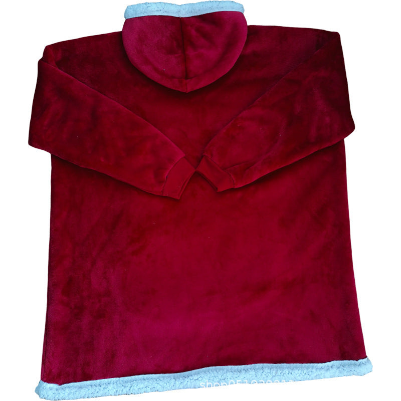 Men's Lazy Pajamas Pullover TV Blanket