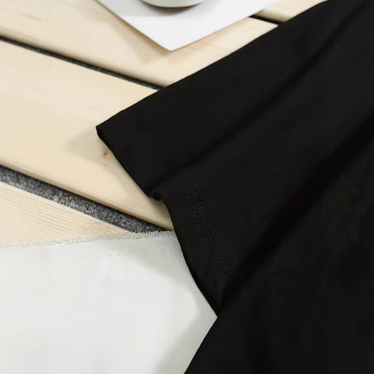 Men's Short-sleeved T-shirt Cotton Fabric Loose Design