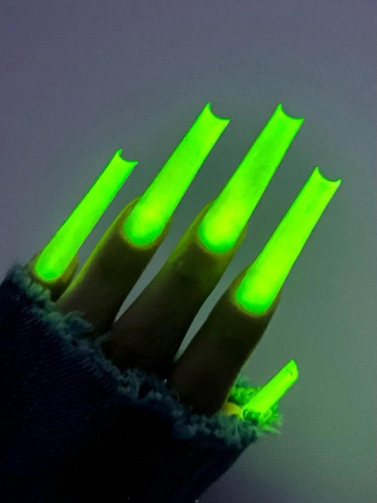 Glow Yellow by 2Cute Nails