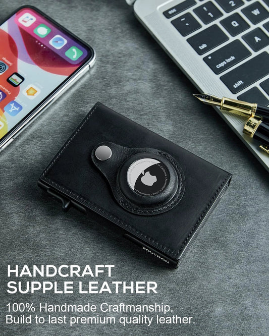 Men's Smart RFID AirTag Holder Slim Wallet by GJG Denim