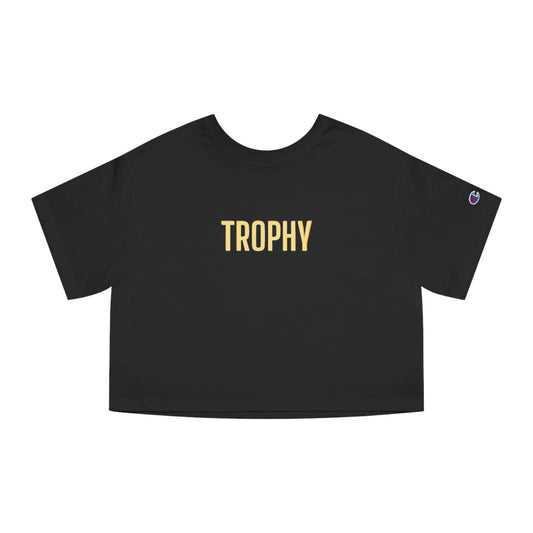 Champion Women's Heritage Cropped T-Shirt "Trophy" by Printify