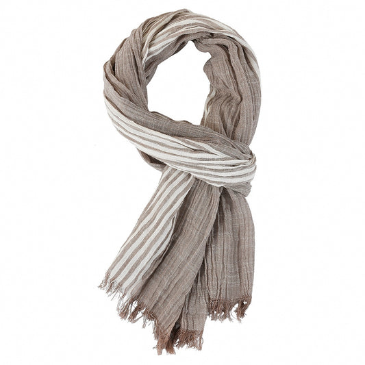 Men's Thin Striped Scarf