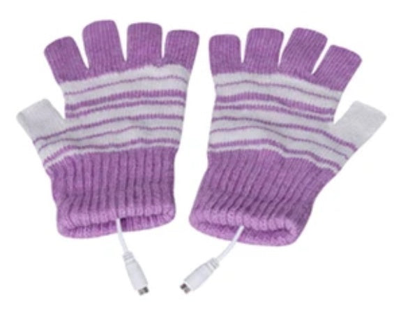 USB Heating Warmth Touch Screen Anti-drop Gloves For Men