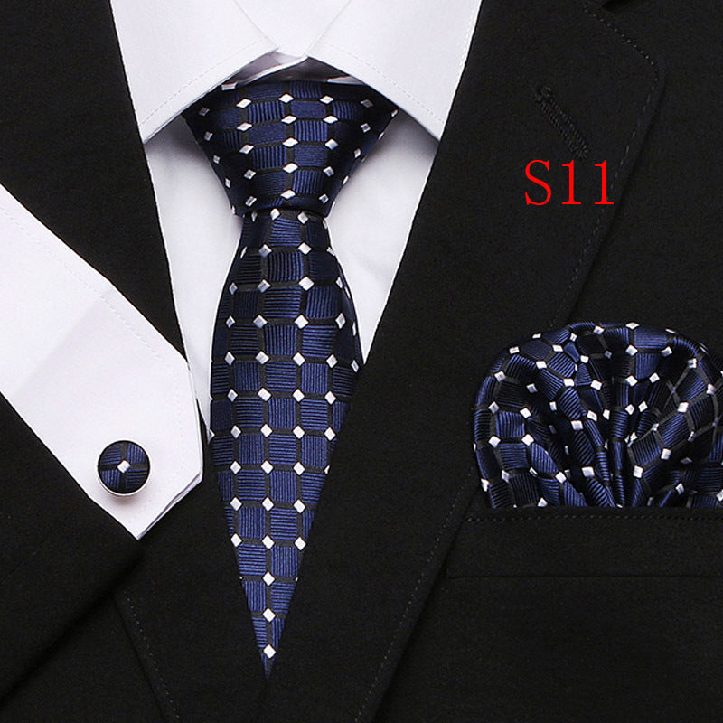 Men's Paisley Series Ties Three-piece Set