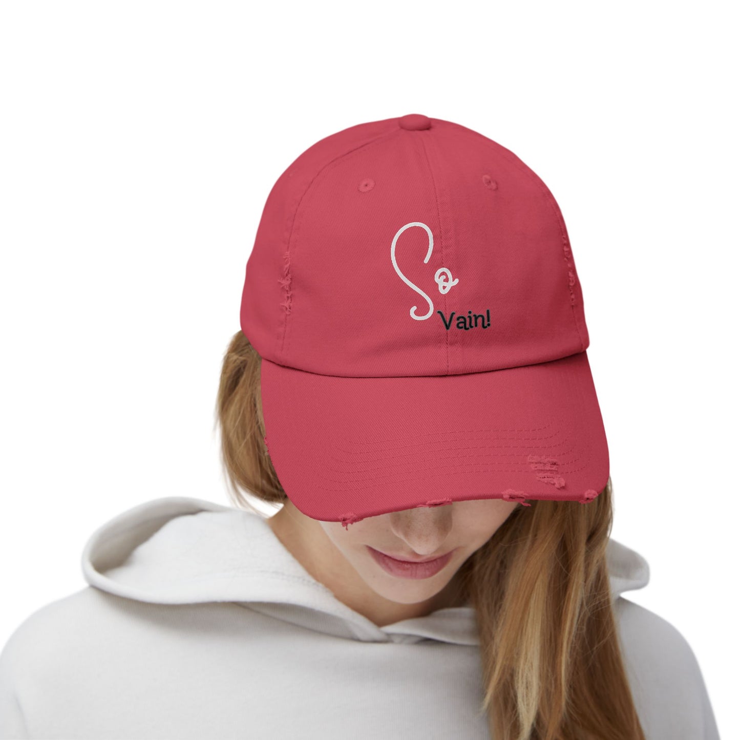 So vain Unisex Distressed Cap