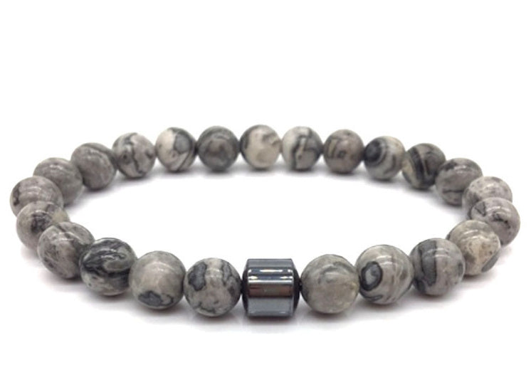 Men's Natural Gemstone Bracelet Vintage