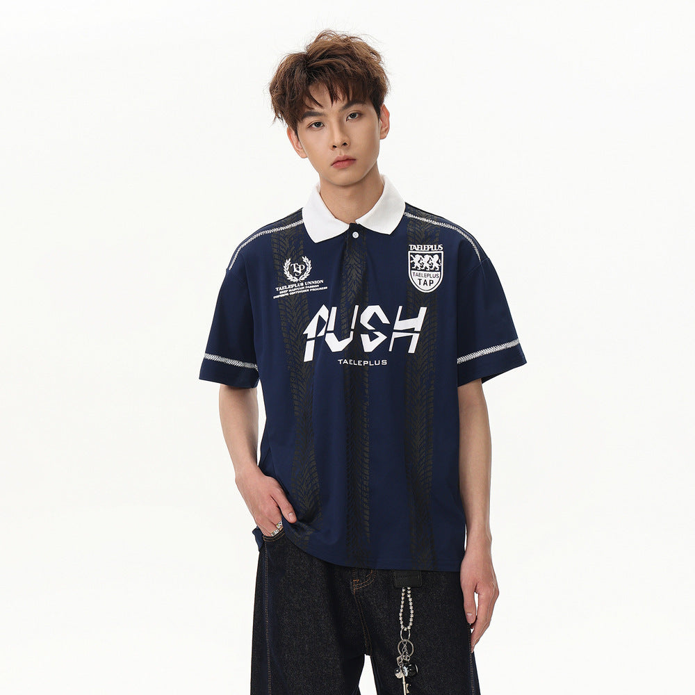 Digital Printing Short Sleeve Men's Exercise Jersey