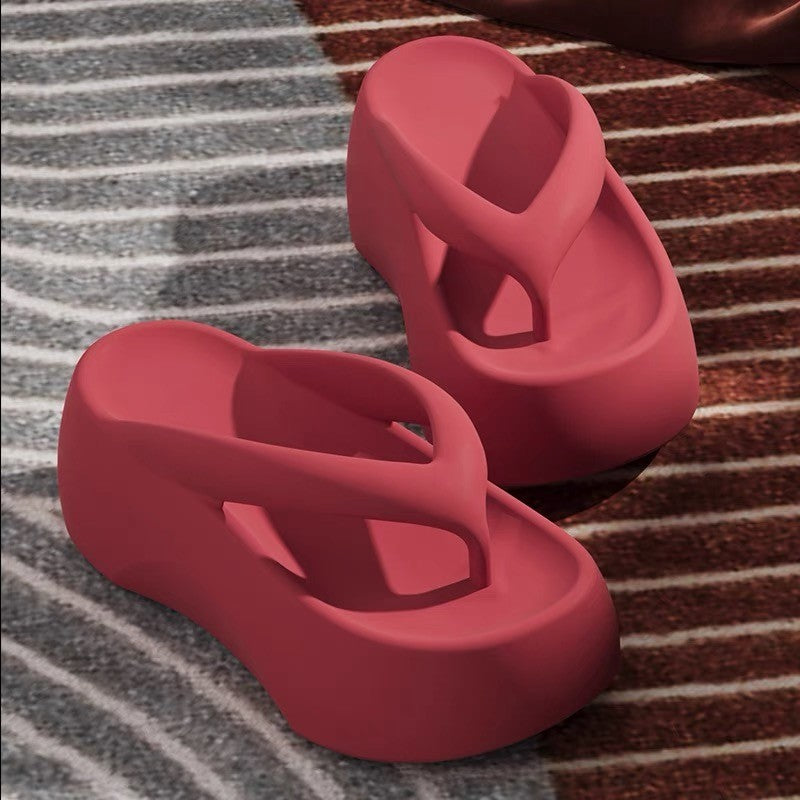 Women's Soft-soled Shit Feeling Beach Slippers