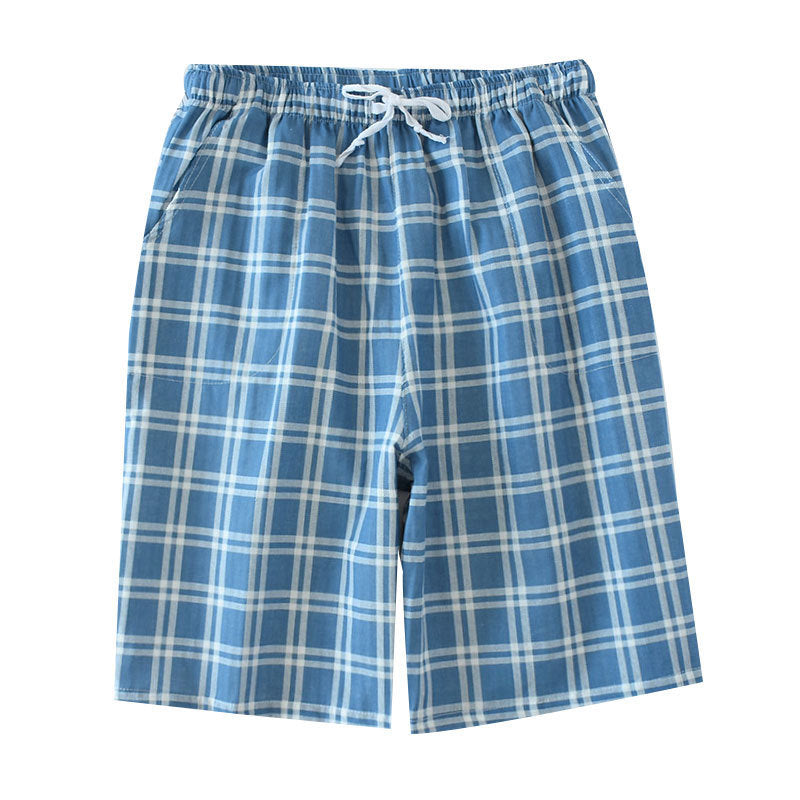 Cotton Cropped Pants Loose Casual Pajama Shorts Summer