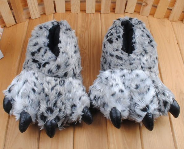 Warm Leopard Slippers