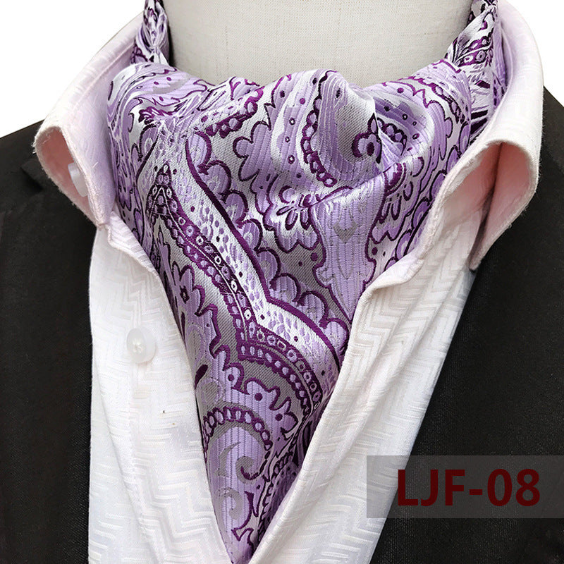 Men's Jacquard Polyester Scarf