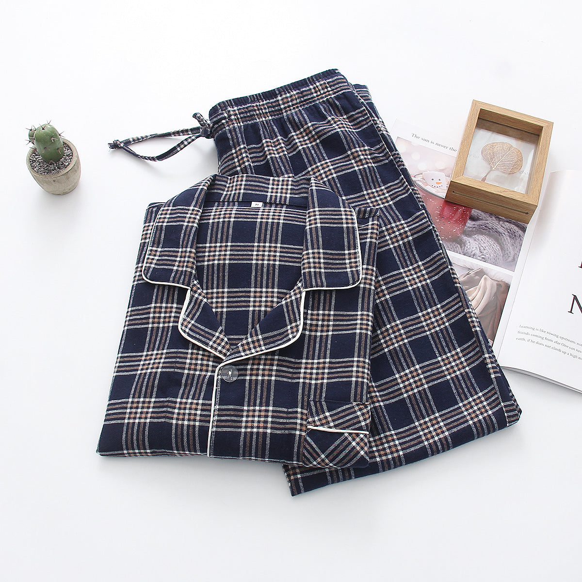 Men's Double-sided Thick Warm Pajamas