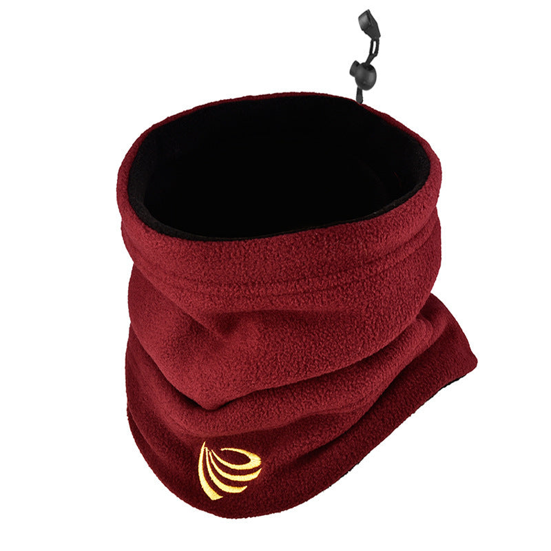 Men's Winter Fleece-lined Thick Scarf