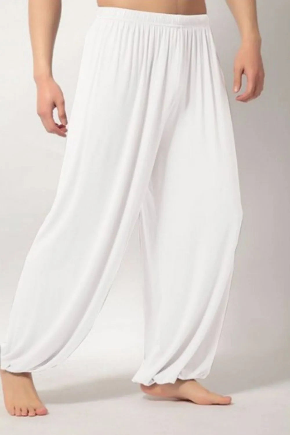 Men's Full Size Elastic Waist Pants Plus Size
