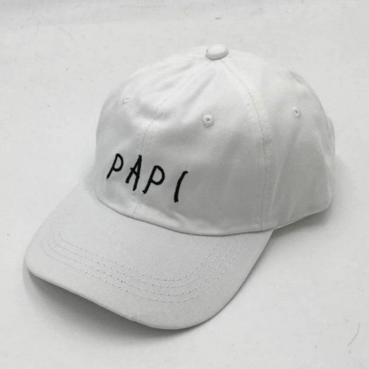 "Papi" Embroidered Baseball Cap by GJG Denim