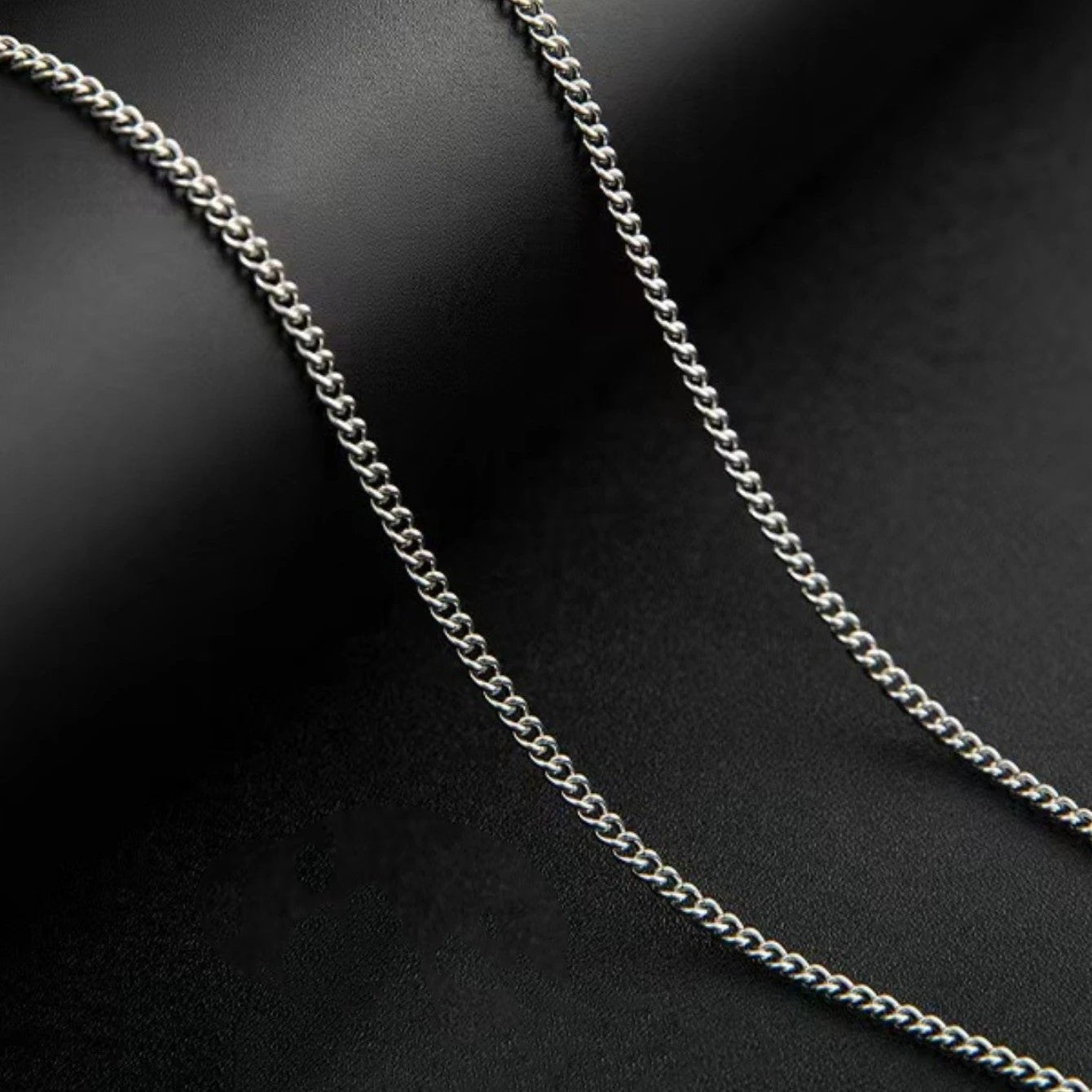Men's Single Chain Necklace by GJG Denim