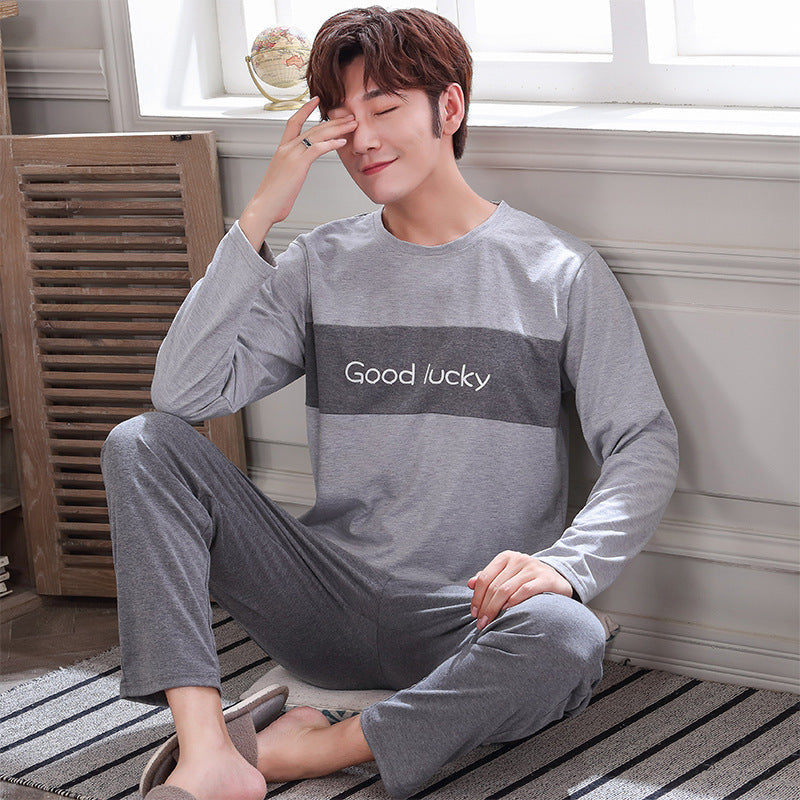 Men's Varions Print Long Sleeve Pajamas