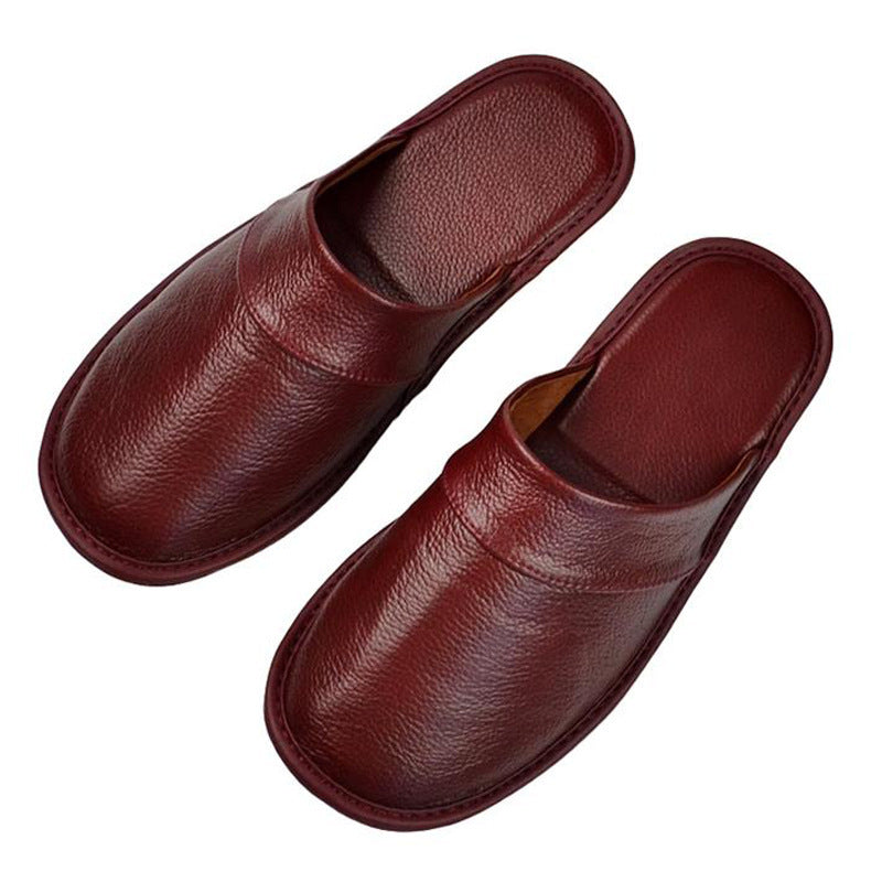 Men's Cowhide Slippers