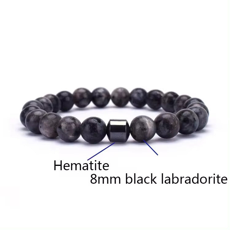 Men's Natural Gemstone Bracelet Vintage