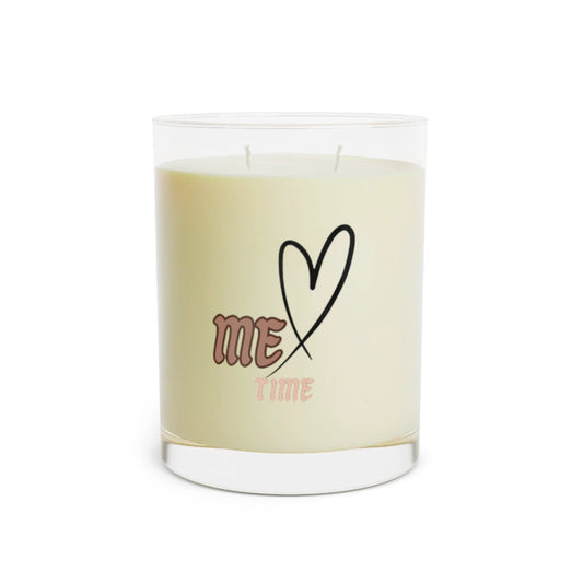 Relaxing 'Me Time' Scented Candle - 11oz Full Glass by Printify