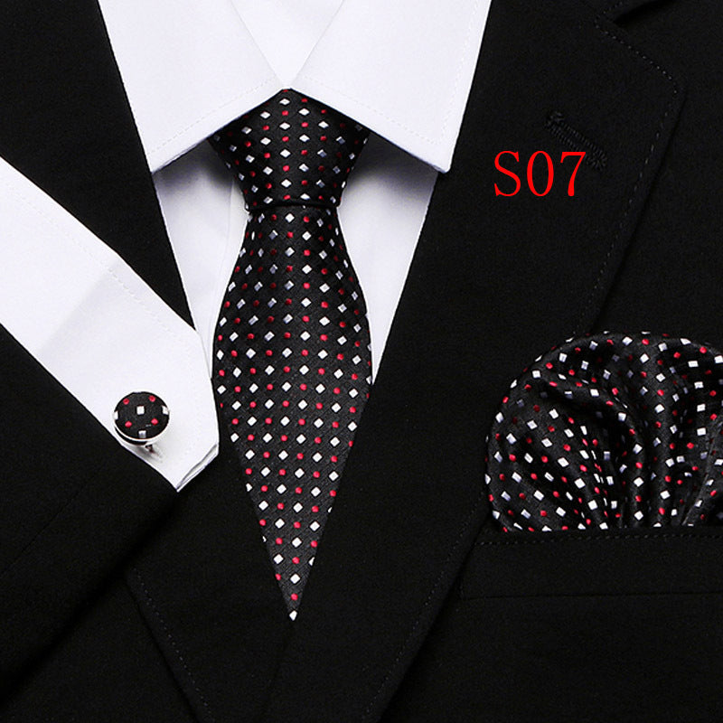 Men's Paisley Series Ties Three-piece Set