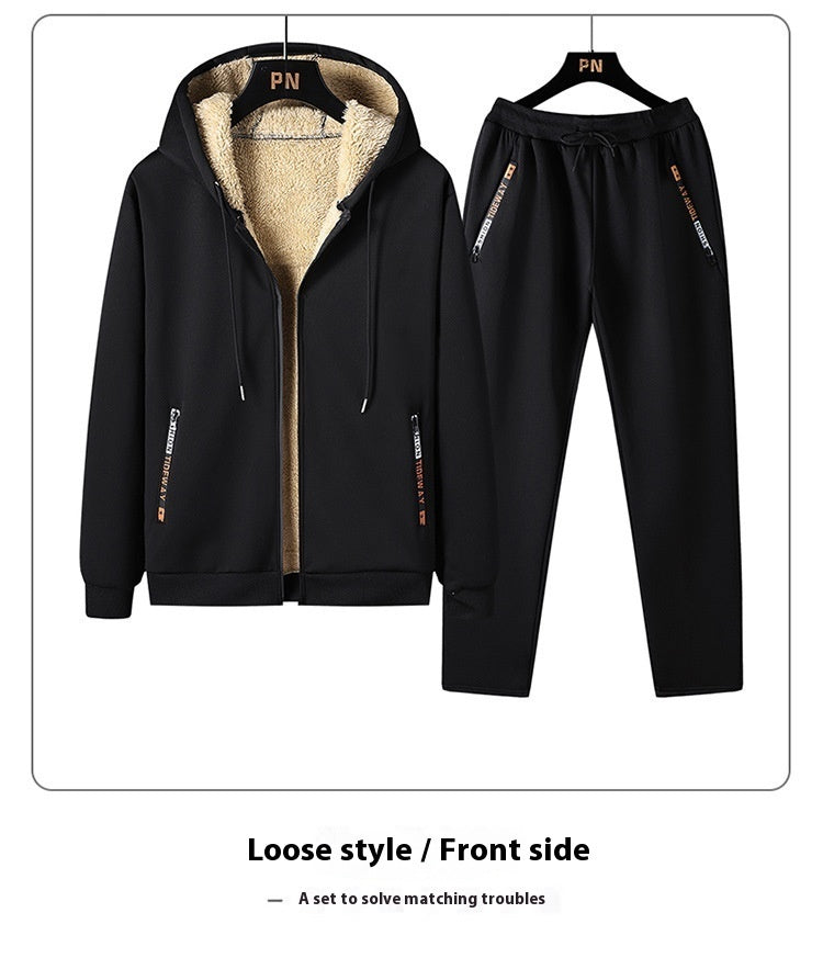 Men's Solid Color Sweatsuit