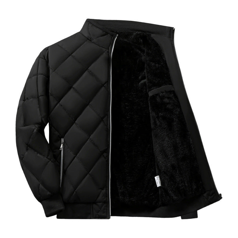 Men's Stand Collar Trendy Warm-keeping Cotton-padded Jacket