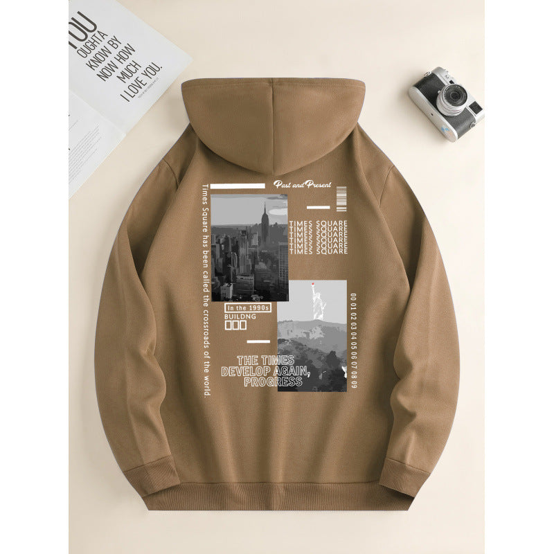 Men's Fashion Hooded Casual Daily Drawstring Sweater