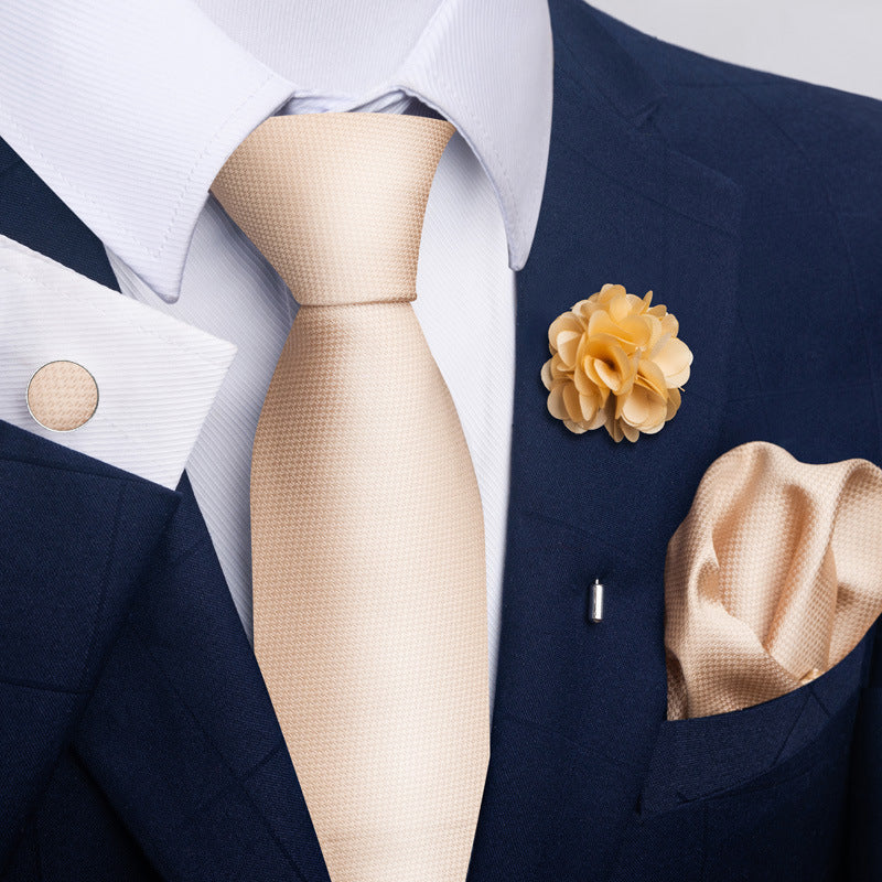 Men's Tie and Pocket Square Combo