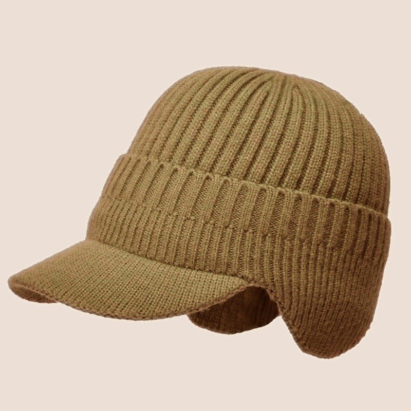Men's Warm Ear Protection Knitted Beanie Hat