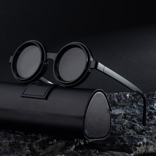 Sun Glasses Male Zoom Rotating Glasses Sun Protection