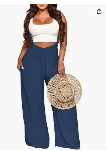 sleeveless Casual Jumpsuit