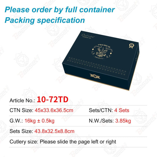 Stainless Steel Tableware Gift Box Set by GJG Denim