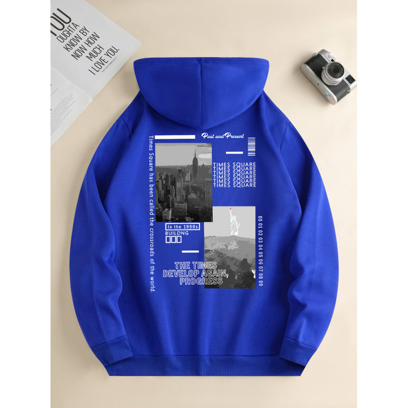 Men's Fashion Hooded Casual Daily Drawstring Sweater