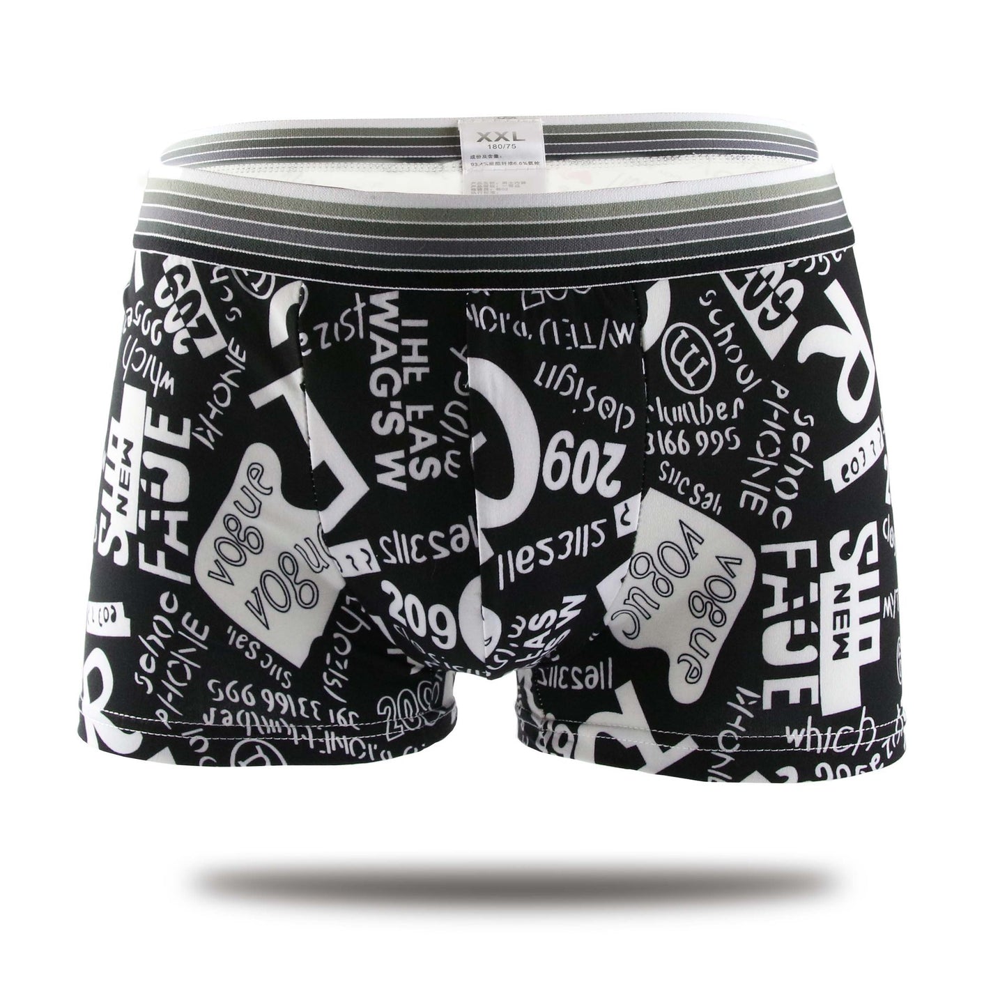 Men's Cartoon Mid-waist Boxer Briefs