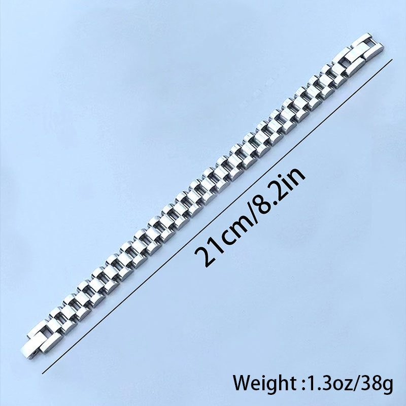 Men's Stainless Steel Watch Band Bracelet