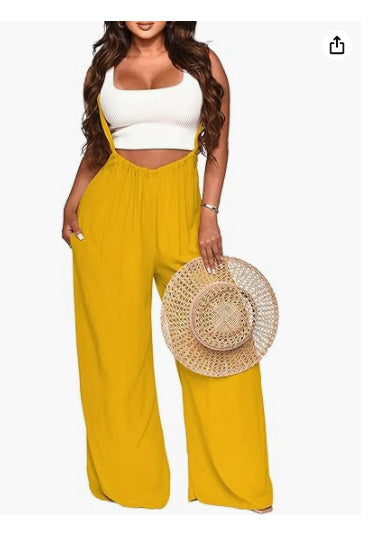 sleeveless Casual Jumpsuit