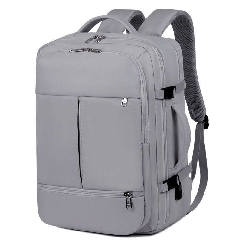 Large Capacity Backpack For Men w/ Multiple Pockets And Zippers Versatile Computer Bags Business Travel Backpack